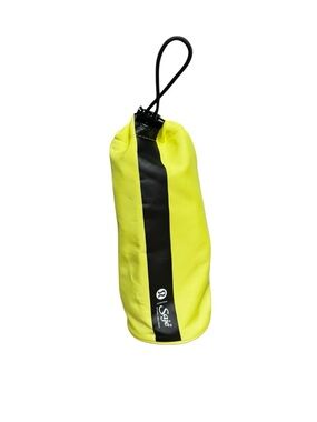 Lululemon X Saje The Recovery water bottle holder carrier Yellow/Black wet Bag